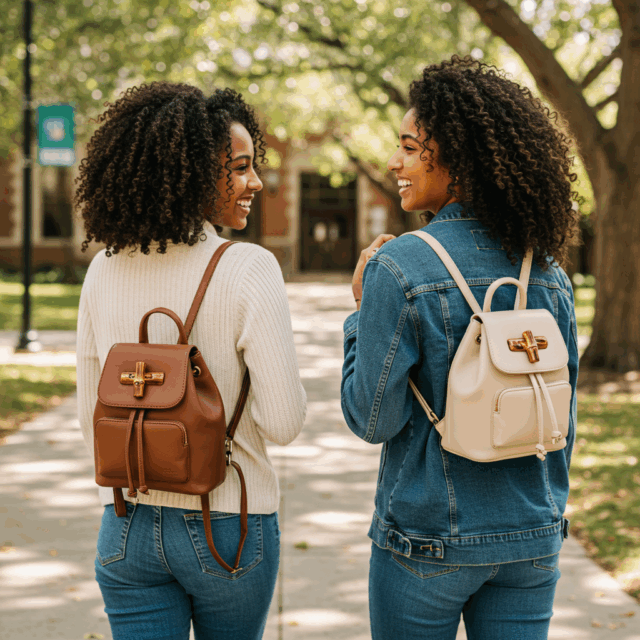 Retro College Girl Backpack