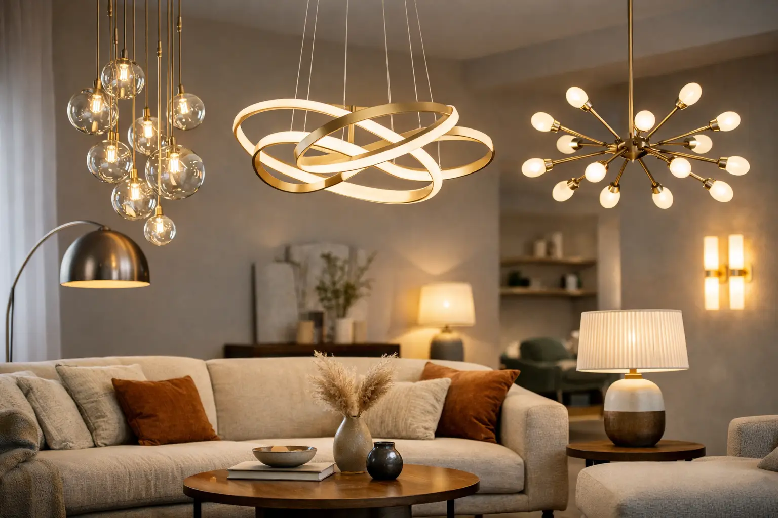 10 Best Statement Lighting for Living Rooms