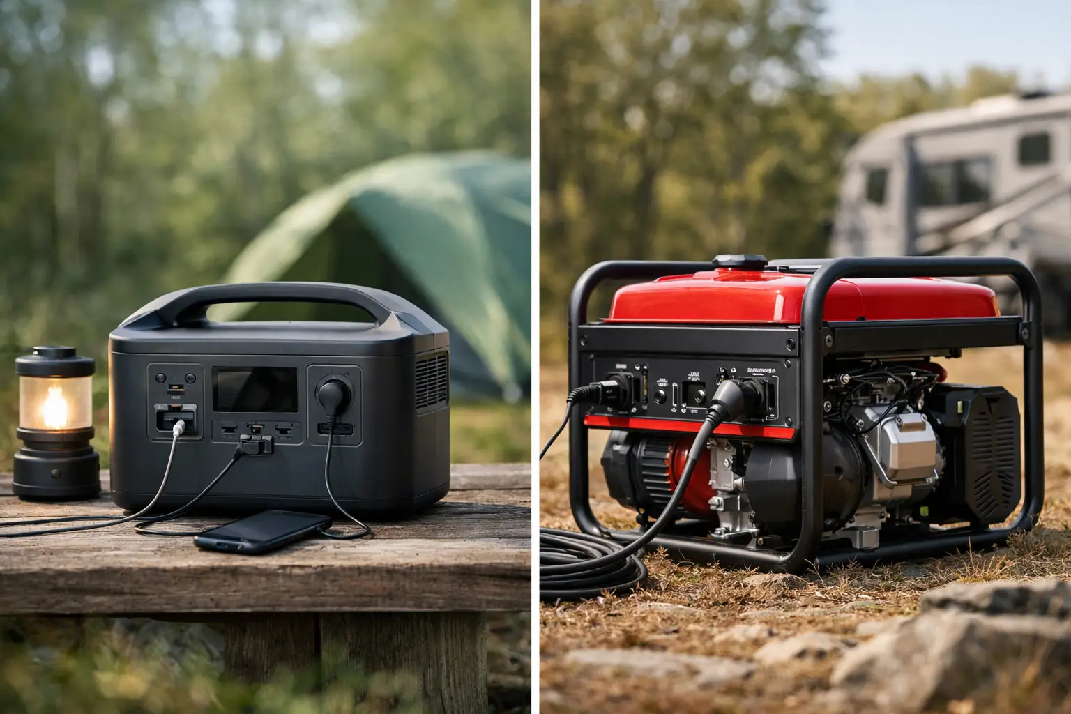 Portable Power Station vs Generator