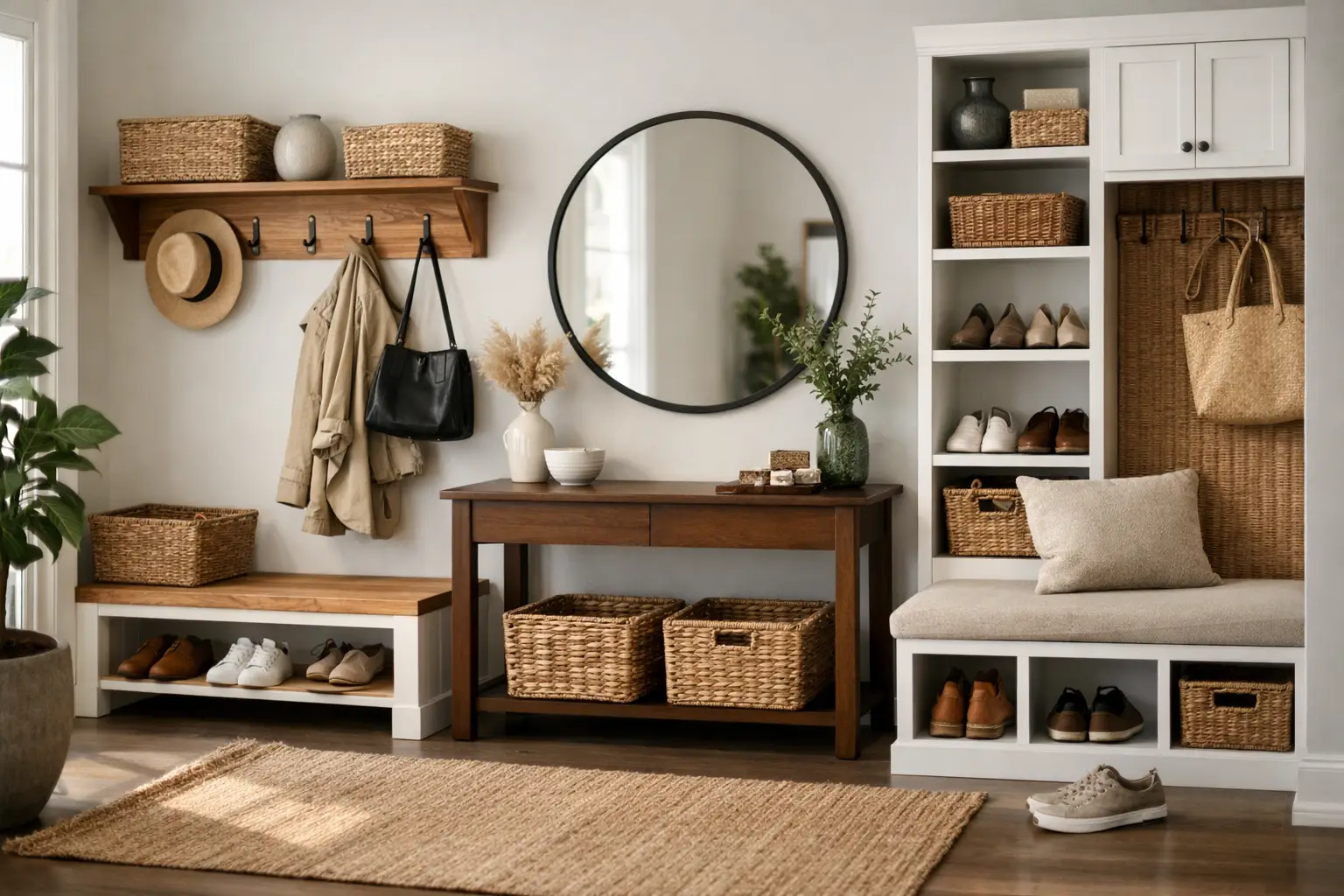 12 Best Entryway Storage Ideas That Look Polished