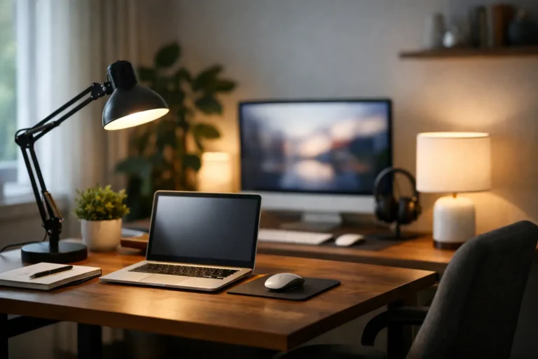 Home Office Lighting Setup That Works Harder