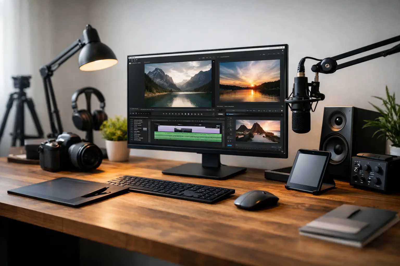 A Creator Desk Setup Example That Works Beautifully
