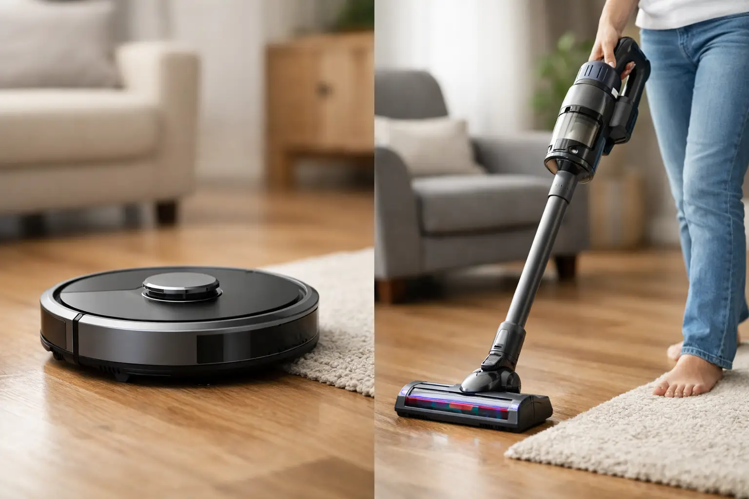 Robot Vacuum vs Cordless Vacuum for Your Home