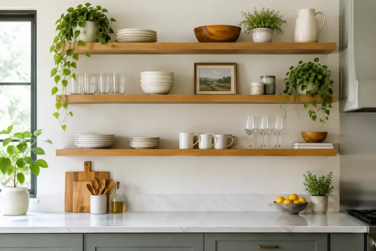 How to Style Open Shelves for a Polished Home