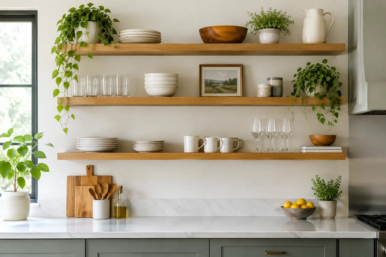 How to Style Open Shelves for a Polished Home